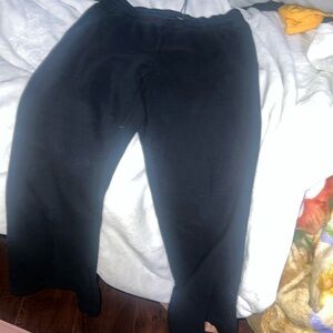 Black flared sweatpants size medium